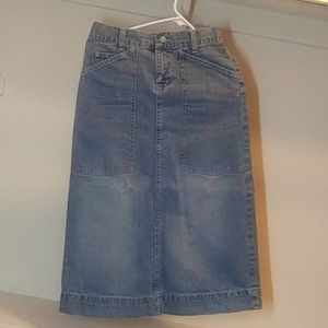 Ralph Lauren Jean Skirt (Long)